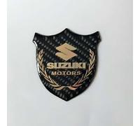 JDUYHS Emblèmes Logo Sticker pour Suzuki S Cross Alivio Swift, Autocollant de Lettres d'emblème Badge de Coffre de Voiture Remplacement Emblème Car Style décorer Accessoires, S Gold