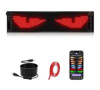 JDVOOTD Plaque Lumineuse Camion Personnalisé, 59x12cm Panneau Lumineux Message, Bluetooth USB 5V, Enseigne Lumineuse LED pour Décoration Idee Cadeau, Fête, Mariage, Bar, Magasin