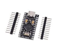 JDXFENG ATmega32U4 Carte de développement Micro USB Type-C Pro avec en-tête à 2 rangées de Broches Carte contrôleur Micro USB Pro 5 V 16 MHz pour Carte USB Leonardo