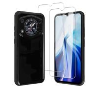 JDXHFF Coque Compatible avec Cubot A30 (6.75") et 2 Pièces Verre trempé écran Film Protecteur - Noir Souple Silicone Étui Bumper Housse TPU Case Cover Black