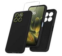 JDXHFF Coque pour Motorola Edge 70 (6.67") Noir et 1x Verre trempé