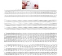 JDXun 12 Pcs Ajusteurs pour Bagues, Réducteurs Bagues Invisible, Ring Sizer Adjuster, Polissage Transparent Ajusteur de Taille de Bague Lâche Taille de Bijoux pour Femme Alliances (4 Tailles)