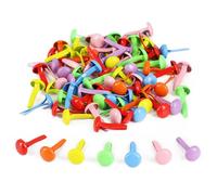 JDXun 200 Pièces Attaches Parisiennes, Métal Ronde Brads (Colorées)