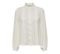 JDY Blouse en Dentelle à Volants Coupe régulière Manches Longues Bouffantes, Couleurs:Blanc, Taille:42