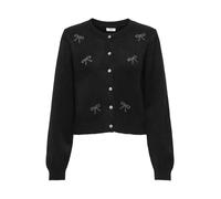 JDY Cardigan 'JDYFaye' noir / argent, Taille S