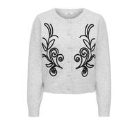 JDY Cardigan 'JDYJella' gris clair / noir, Taille S