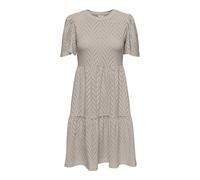JdY Carla Cathinka S/S JRS Noos Robe, Chateau Gray, XXL