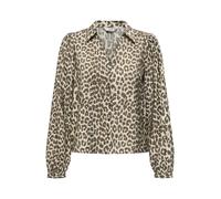 JDY Chemisier 'JDYBEATRICE' beige / noir, Taille M
