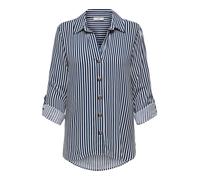 JDY Chemisier 'JDYLaurel' bleu marine / blanc, Taille S