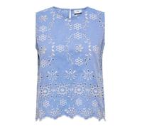 JDY Chemisier 'JDYMarina' bleu-gris / blanc, Taille M