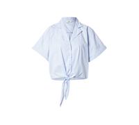 JDY Chemisier 'JDYMIO' bleu clair / blanc, Taille L