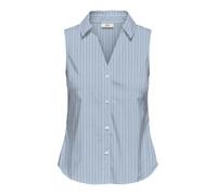 JDY Chemisier 'JDYMIO' bleu clair / marron / blanc, Taille L