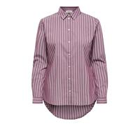 JDY Chemisier 'JDYMio' bourgogne / blanc, Taille XL