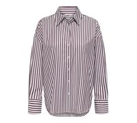 JDY Chemisier 'JDYVesper' violet foncé / blanc, Taille XS