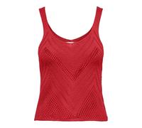 JdY Débardeur Jdysun KNT Noos pour Femme, Rouge Mars, XL