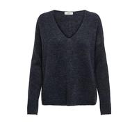 Jacqueline de Yong Pull JDYELANORA col en V manches longues maille Noos Night Sky chiné M