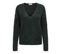 JdY Pull Jdyelanora L/S à col en V pour Femme, Scarab/détail : chiné, S