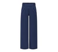 JDY Femme Geggo Long JRS Noos Pantalon, Iris Noir/Détails : Boutons Noirs, XL EU