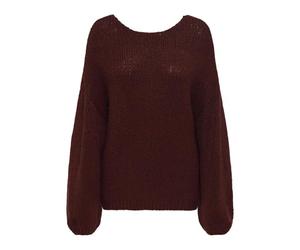 JDY Femme Jdydinea Reversible Pullover Dinea L/S Pull KNT, Bordeaux, M EU