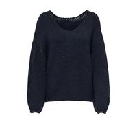 JDY Femme Jdydinea Reversible Pullover Dinea L/S Pull KNT, Total Eclipse, L EU