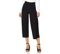 JDY Femme JDYGEGGO New Ancle Pants JRS Noos Pantalons, Black/Detail: Black Buttons, XX-Small