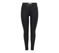JDY Femme Jdynewthunder Coated High Skn Pnt Noos Pantalon, Noir, M EU