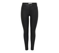 JDY Femme Jdynewthunder Coated High Skn Pnt Noos Pantalon, Noir, S EU