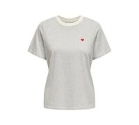 JDY T-shirt 'JDYPISA' rouge / noir / blanc, Taille M