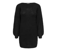 JDY Femme Jdywhitney Megan L/S Boat Dress KNT Noos Robe, Noir, M EU