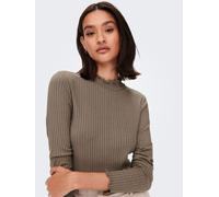 JDY Femmes Haut Mince à Manches Longues Ruché Extensible Tee-shirt Long
