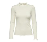JDY Femmes Mince Manches Longues Haut de Base Col Rond Col Montant Top Extensible JDYFRANSISKA