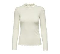 JDY Femmes Mince Manches Longues Haut de Base Col Rond Col Montant Top Extensible JDYFRANSISKA