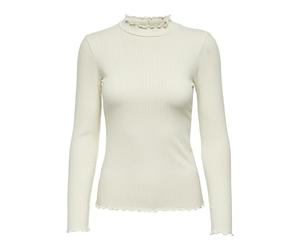 JDY Femmes Mince Manches Longues Haut de Base Col Rond Col Montant Top Extensible JDYFRANSISKA