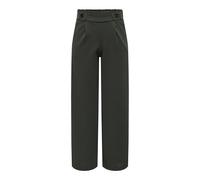 JDY Femmes Pantalon Marlene Large Évasé Taille Élastique Pantalon en Tissu GEGGO Nouvelle Culotte Longue Évasée, Couleurs:Vert-3, Taille:XL / 30L