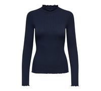 JdY Fransiska Life L/S Hi-NCK Jr Noos Haut, Blazer Bleu Marine., S