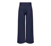 JDY Geggo Pantalon Long JRS Noos, Iris Noir/Détails : Boutons Noirs, M Femme