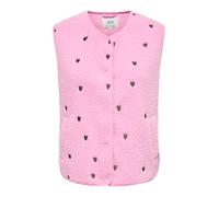 JDY Gilet 'JDYSimina' brun foncé / rose clair, Taille L