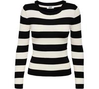 JDY JDY Black Long Sleeve Stripe Knitted Jumper