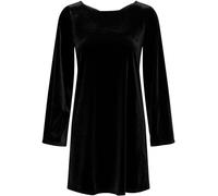 JDY JDY Black Velvet Bow Dress Black L 12-14