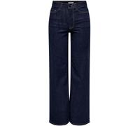 JDY JDY Blue High Waist Wide Leg Jeans In Rinse