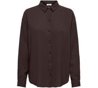 JDY JDY Brown Cheesecloth Regular Fit Shirt Brown EU 36 (UK 8)