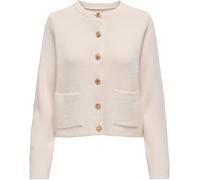 JDY JDY Cream Buttoned Long Sleeve Cardigan