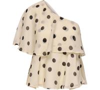 JDY JDY Cream Polka Dot One Shoulder Top