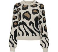 JDY JDY Natural Leopard Print Jumper