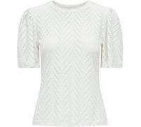 JDY JDY White JDY White Crochet Look Top