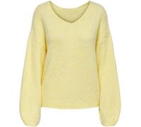 JDY JDY Yellow Reversible V-Neck Jumper