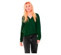 JDY JDYAROS L-S Shirt WVN Noos Blouse, Marron, 46 Femme 34