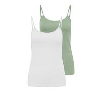 JdY Jdyava 2-Pack ava Singlet JRS Lot de 2 t-Shirts, Blanc, XS Femmes