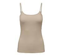 JdY JDYAVA Lot de 2 débardeurs Spaghetti sans Manches à col Rond pour Femme, Taupe, L