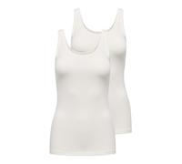 JdY Jdyava Tank Top 2-Pack ava JRS Lot de 2 débardeurs, Cloud Dancer, XS Femmes